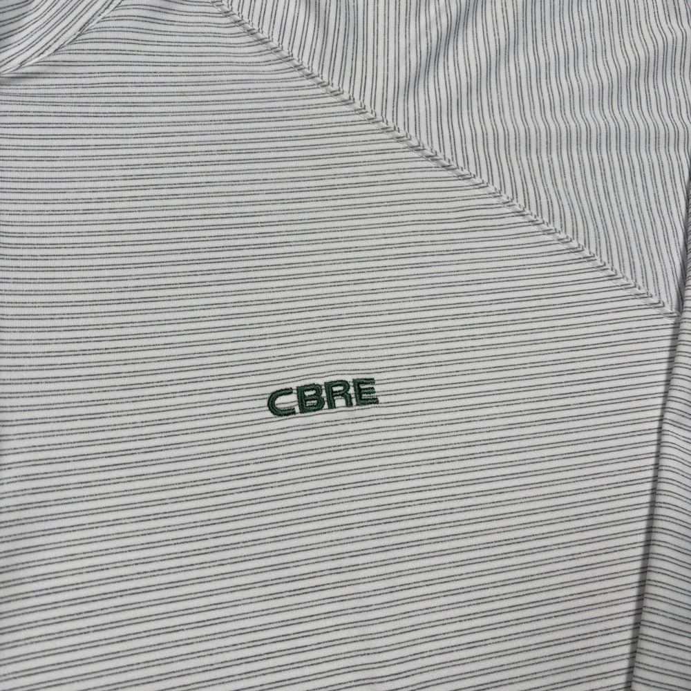 Holderness & Bourne The Stewart 1/4 Quarter Zip Men's Size XXL White & Gray Golf - Picture 2 of 8